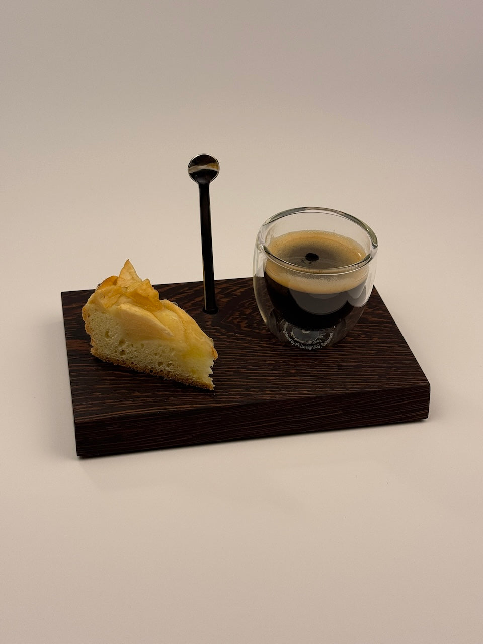 Kaffeebänkchen Espresso Holzbrett