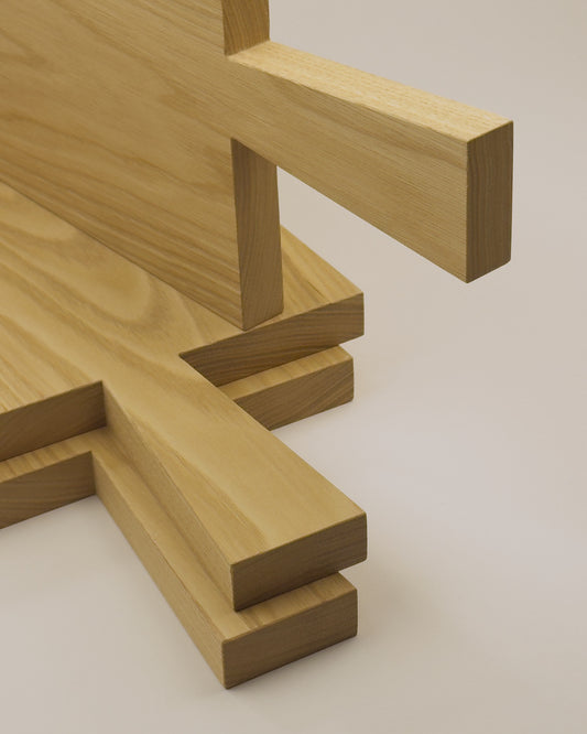 Vespermassiv Holzbrett Servierbrett Kanten