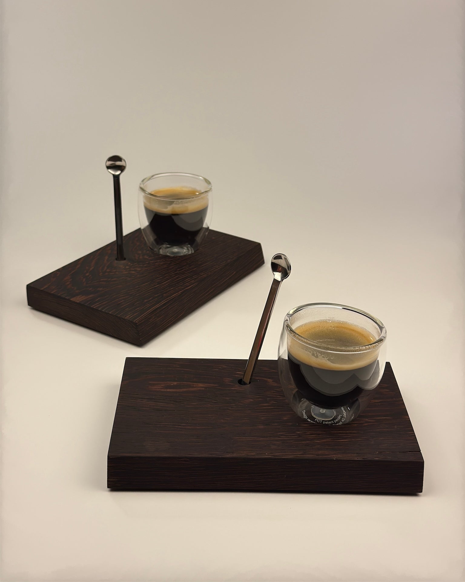Kaffeebänkchen Espresso Holzbrett